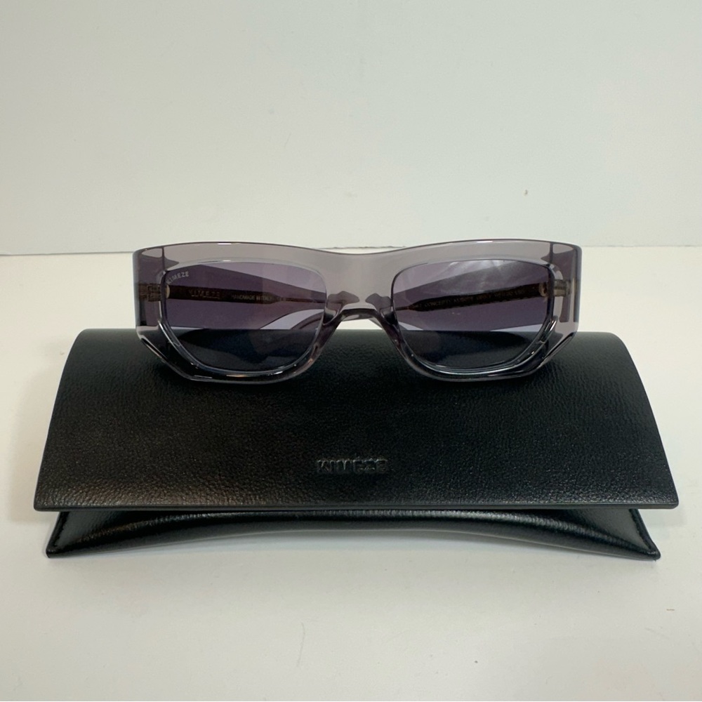 KIMEZE Concept 1 Grey oversized geometric silhouette Sunglasses